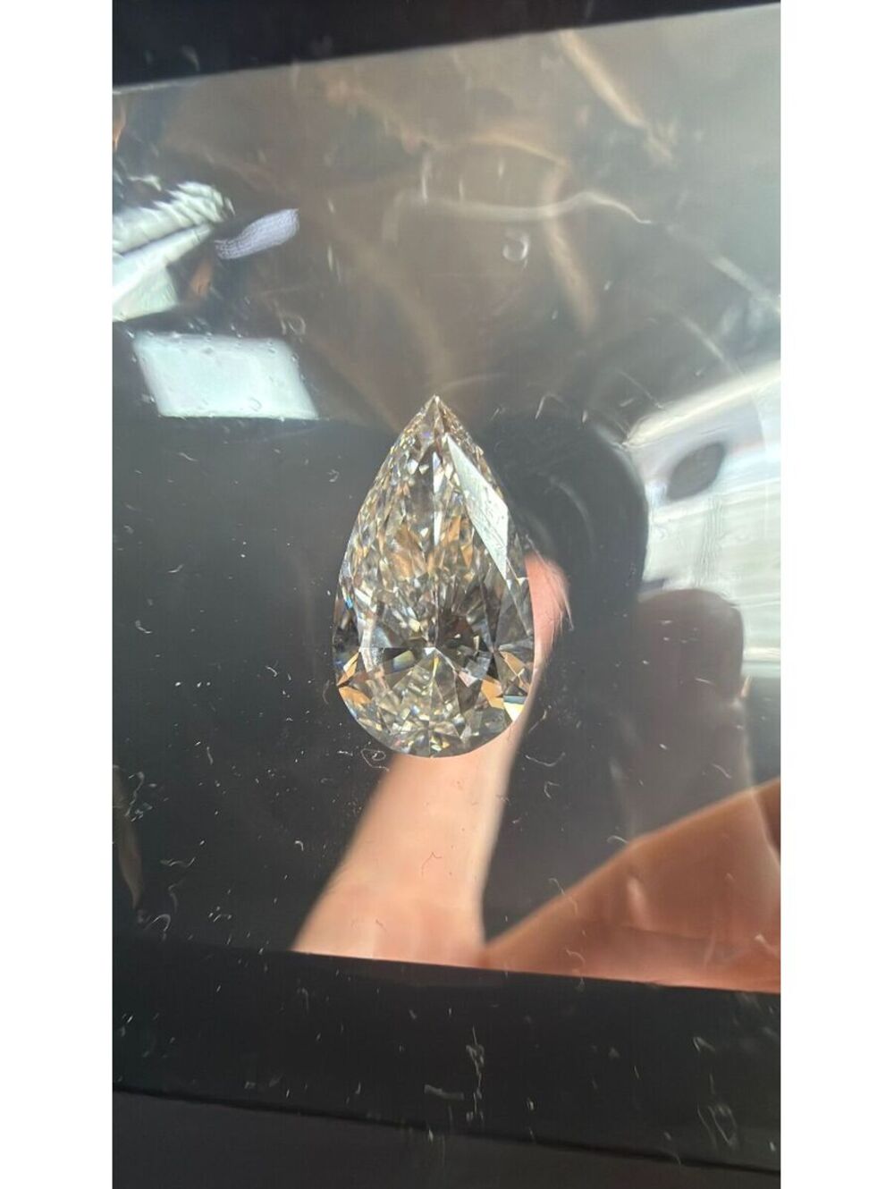 4.11 Carat Pear Brilliant Lab Grown Diamond